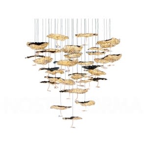 Gold Moon Chandelier 