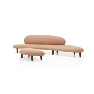 vitra freeform sofa ottoman noguchi 