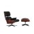 Lounge Chair & Ottoman Santos Rosewood