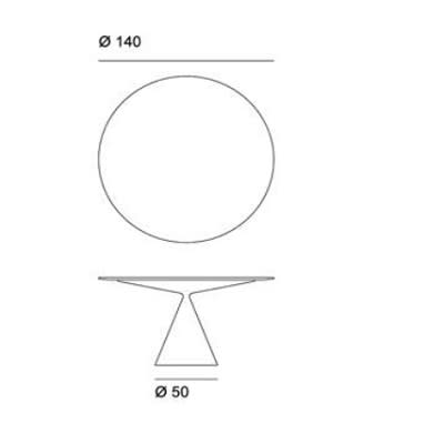 Round 140 cm