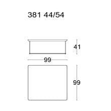 Square Table (99 x 99 x h. 41 cm)