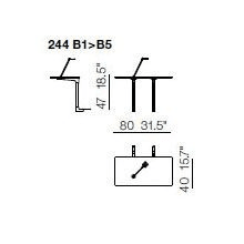 244 B1-B5 Coffe Tables