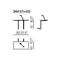 244 C1-C5 Coffe Tables