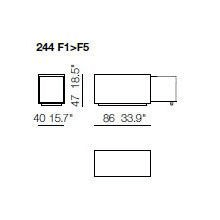 244 F1-F5 - Sideboard