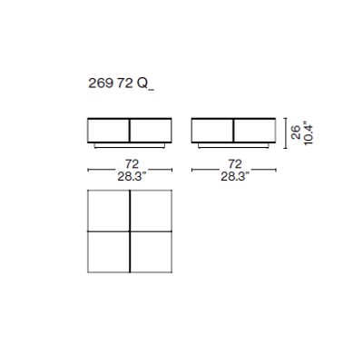 Square Table (72 x 72 cm)