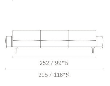 Poltrona Frau Let It Be Sofa