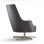 Armchair aluminum swivel base with arms