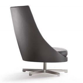 Armchair aluminum swivel base 