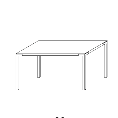 140x80xh.74cm (TTR140)