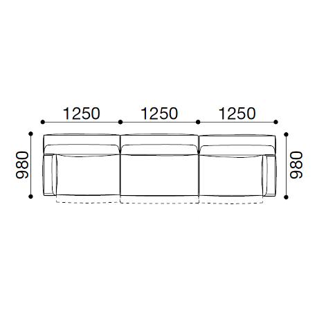 3 seater