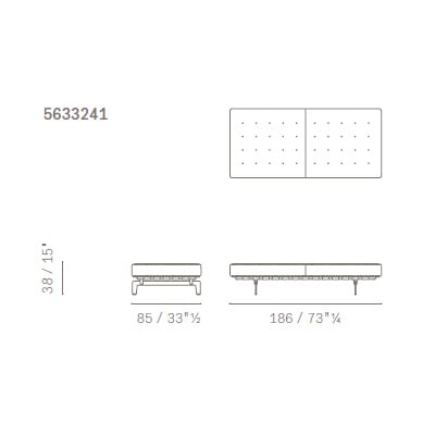 Bench - 5633241 (186x85 cm)