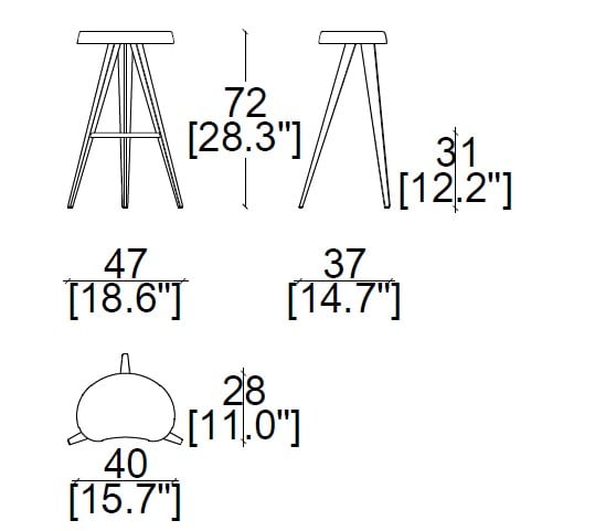 47x37xh72 cm