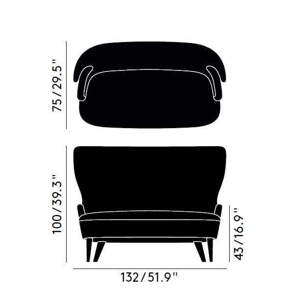 Wingback MICRO sofa