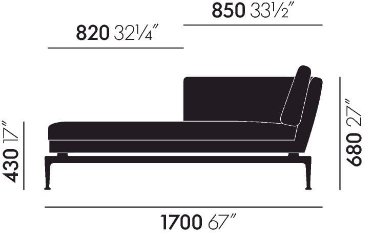 chaise longue small