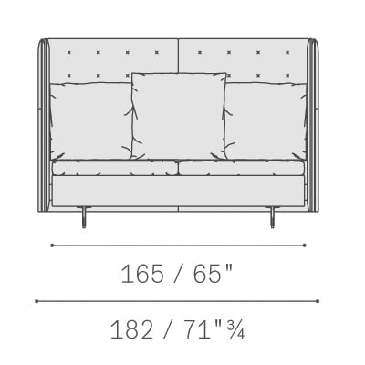 Two seater sofa