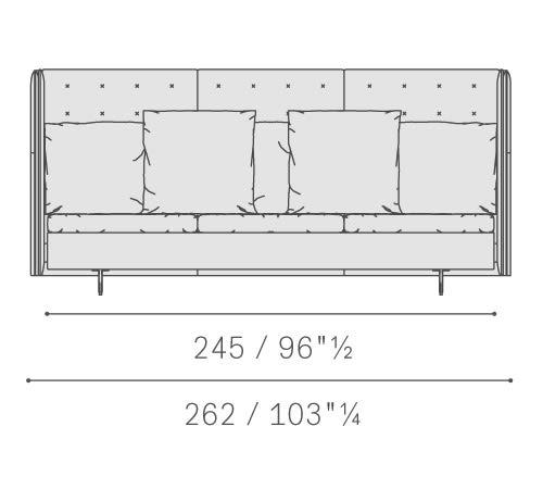 Three seater sofa