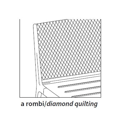 Diamond quilting