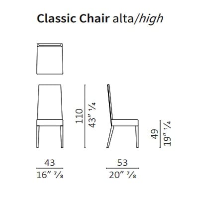 High backrest