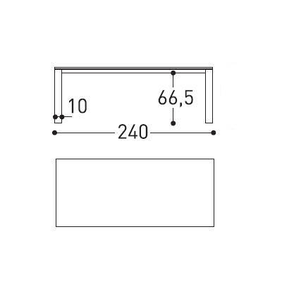 240cm Fixed