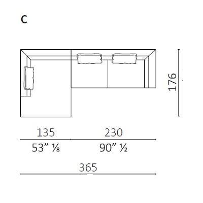 365 cm