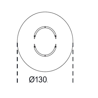 Round Ø 130 cm