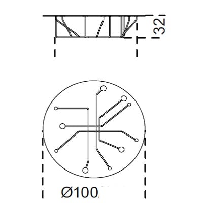  Ø 100 cm