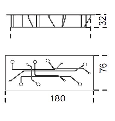 180x76 cm