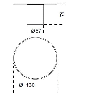 Ø 130 cm