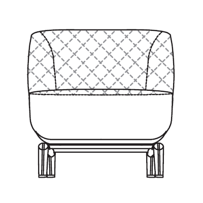 Quilted Armchair 