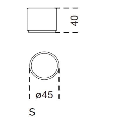 S Ø 45 x 40h