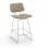 Stool with backrest