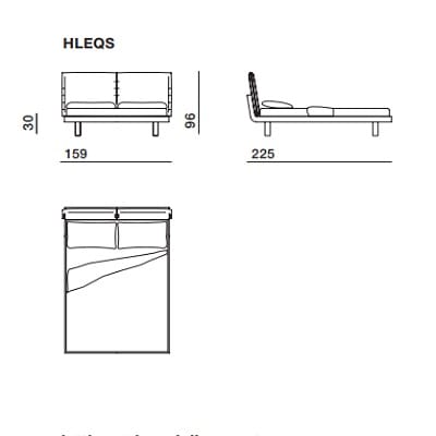 Bed for mattress Queen Size 