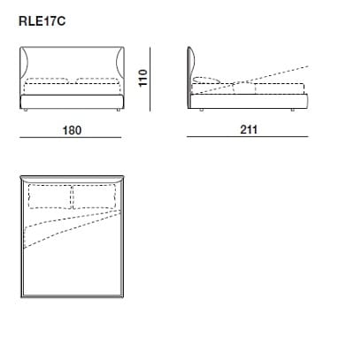 Bed for mattress 170x200 WITH BOX