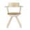 Legs, armrest and backrest: birch, silver birch lacquer Seat shell: polypropylene, white Seat: natural leather, caramel - +$191.74