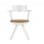 Legs and armrest: birch, white lacquer Seat shell: polypropylene, white Seat: natural leather, caramel - +$191.74