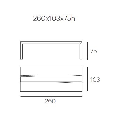 3 Boards - 260 cm