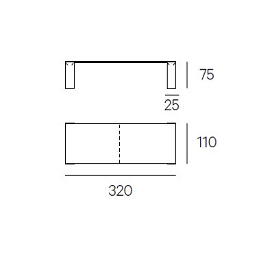 320x110x75cm