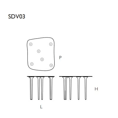 SDV03 - 124x149x72cm