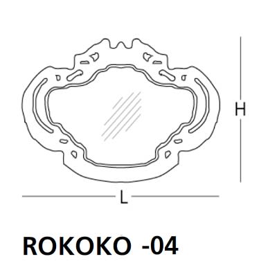 Rokoko 04 - 160x6x117cm