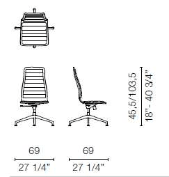 LSX4 (Base chair 4 spokes)