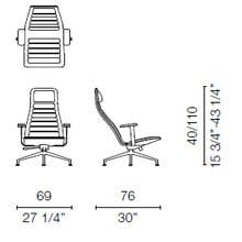 LS1 CB (Armchair with armrests)