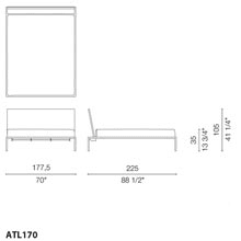 ATL170 (Monocolor Fabric Headboard)
