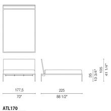 ATL170 (Matt Laquer Headboard) - +$97.97