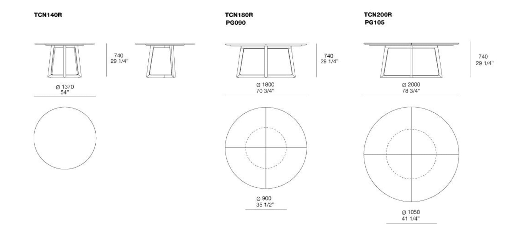 Poliform Concorde Table - Round 