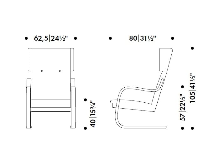 artek-armchair-401-size