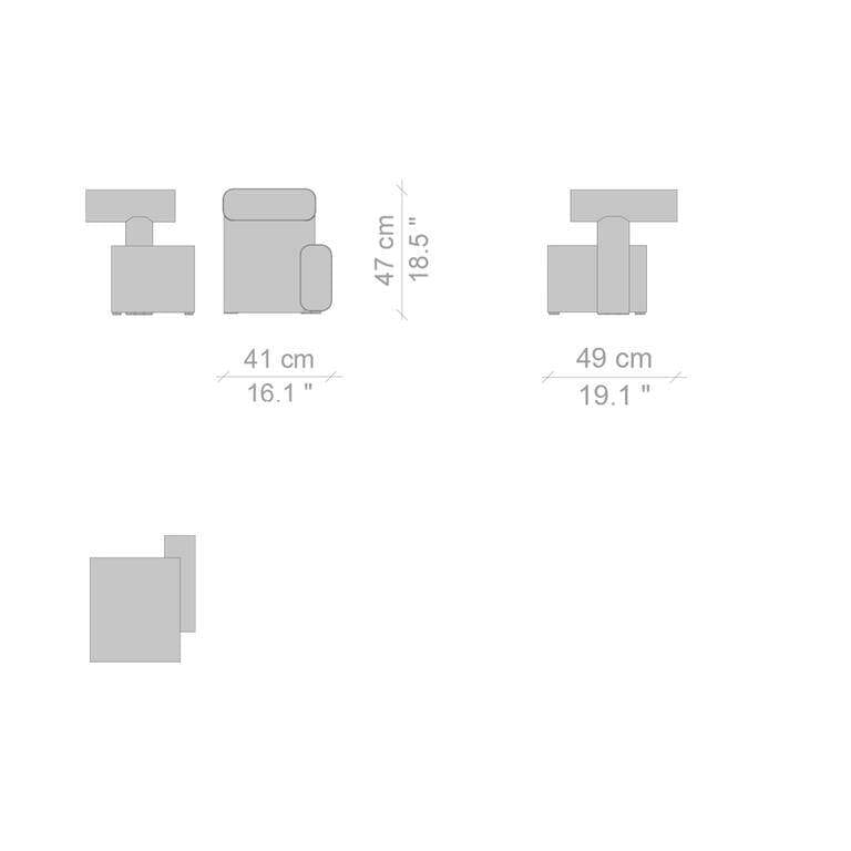 Cassina Soft Corners Side Table | Deplain.com Cassina Soft Corners Side Table | Deplain.com