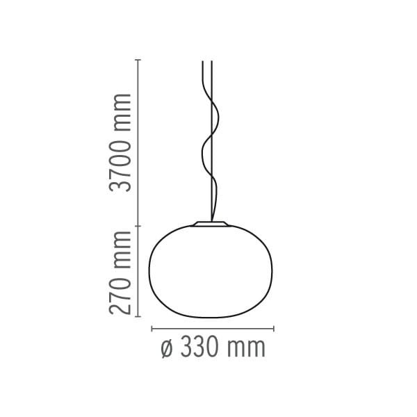 barm Fahrenheit Happening Flos Glo Ball S1 Suspension Lamp | Deplain.com