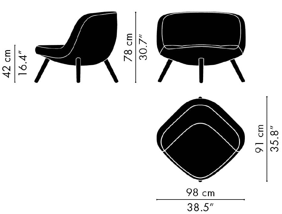 fritz hansen via57 dimensions