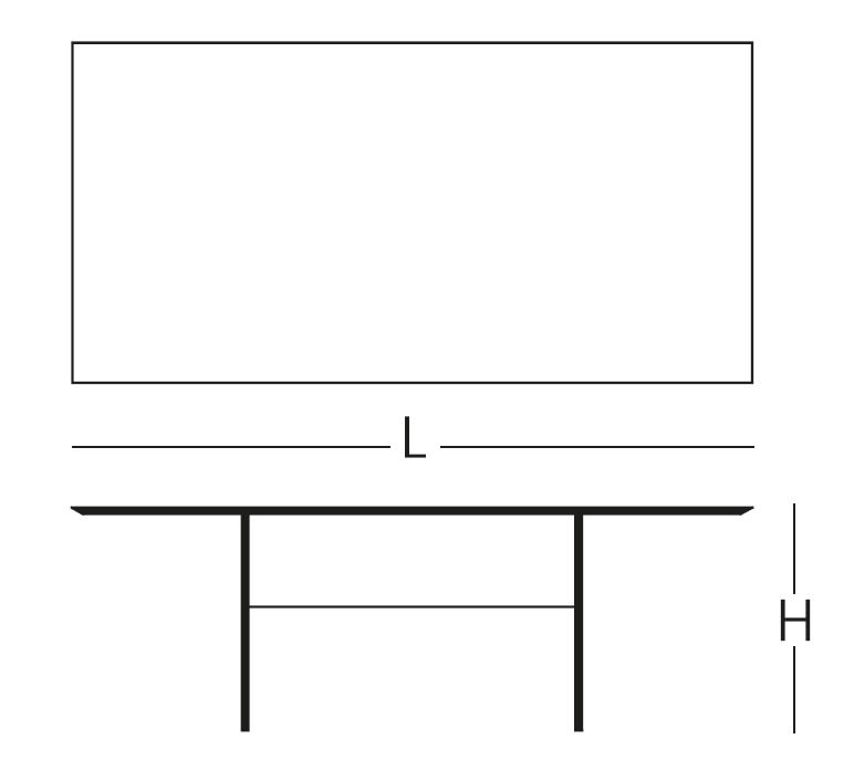 bisel dimensions