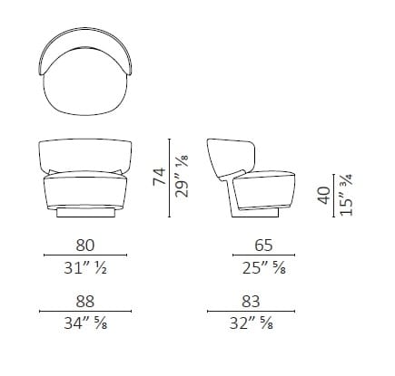 Ico armchair